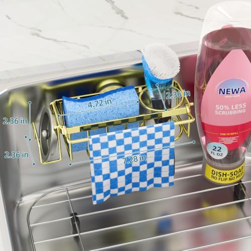 TAILI 4-in-1 Sink Caddy for Kitchen Sink with Strong Suction - Image 4