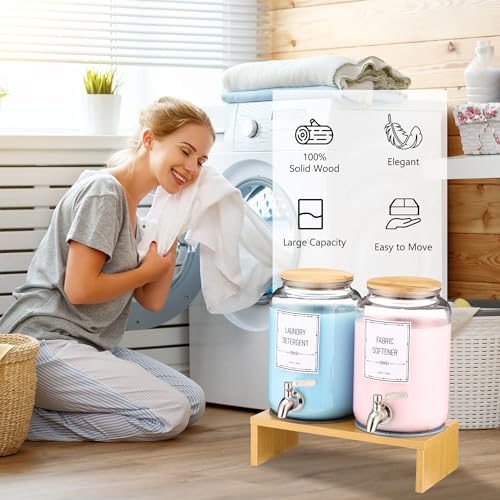 Laundry Detergent Dispenser. 0.9 Gallon Glass Laundry Soap - Image 3