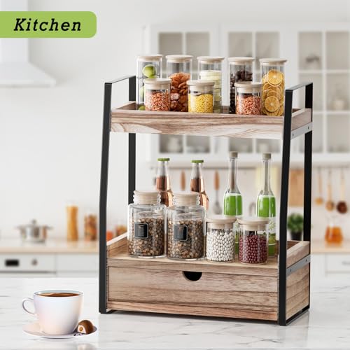 Boulphia 2-Tier Bathroom Organizer Countertop, Bathroom Sink - Image 3