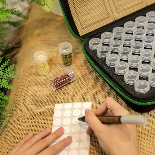 Seed Storage Organizer Box 60 Slots, with 20 Envelopes - Image 3