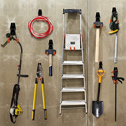 Garage Hooks, 12 Pack Wall Storage Hanger with 2 Extension - Image 3