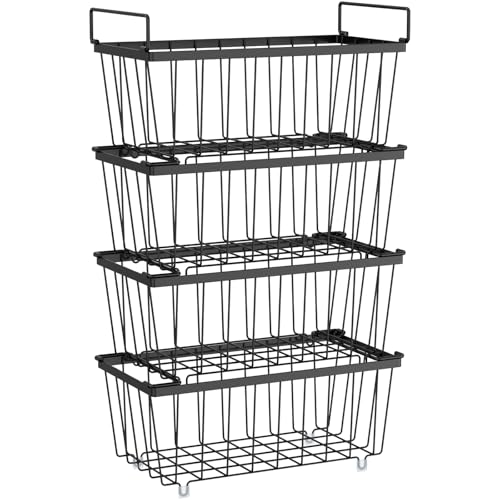 Freezer Organizer Bins - Small Storage Baskets for 7 - Image 2