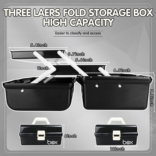 TERGOO 12in Three-Layer Multipurpose Storage Box Organizer - Image 3