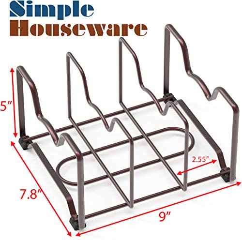 Simple Houseware Kitchen Houseware Organizer Pantry Rack, Bronze - Image 3
