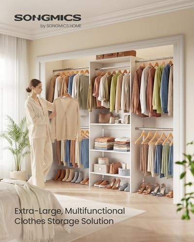 SONGMICS Closet System, Customizable Walk-In Closet - Image 4