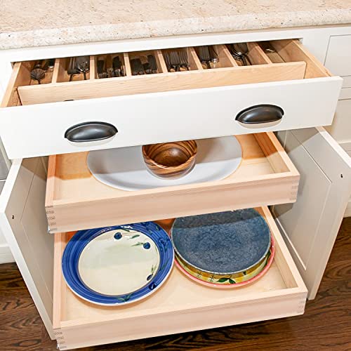 Mulush 32''W x 21''D x 3''H Pull Out Cabinet Drawer | All Products - Image 3