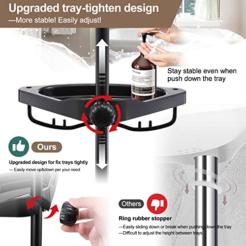 Corner Shower Caddy Tension Pole - Heavy Duty Floor | All Products - Image 5