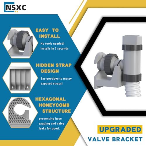 2Pcs Swimming Pool Pipe Holders, Above Ground Plunger Valves - Image 4