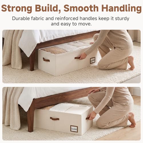 StorageWorks 10 Inch Tall Under Bed Storage Containers - Image 6