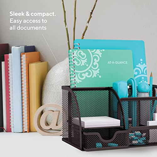 Mindspace Office Desk Organizer with 6 Compartments + Drawer | - Image 3