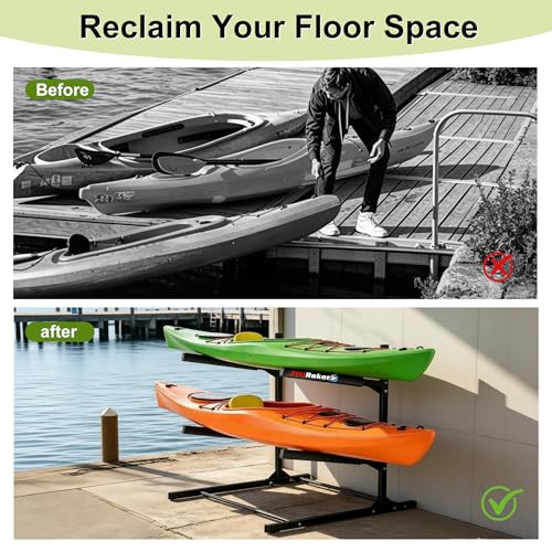 Kayak Storage Rack, Garage Stand, 100 lbs Per Tier - Image 5