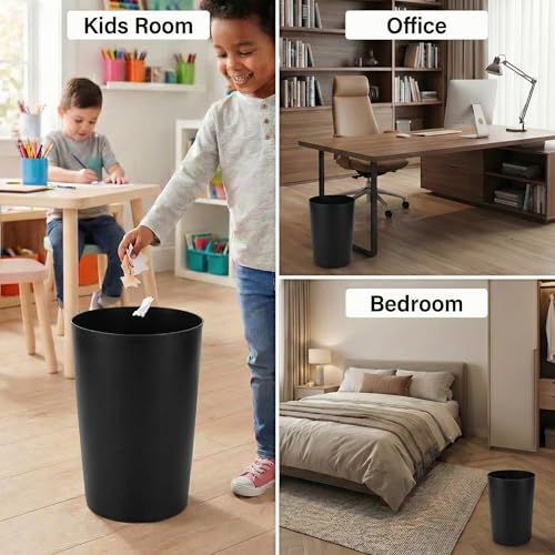 Mini Waste Basket, Durable Small Plastic Garbage Trash Can Bin - Image 7