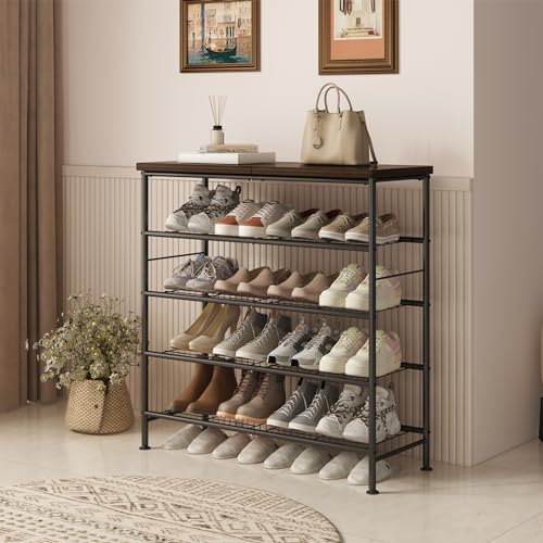 SUOERNUO 5 Tier Shoe Rack Organizer for Closet Shoe Storage - Image 7