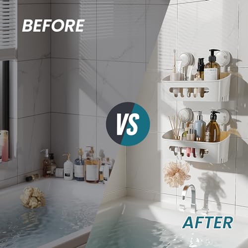 TAILI Shower Caddy Suction Cup 2 Pack, Heavy Duty Ba | All Products - Image 6