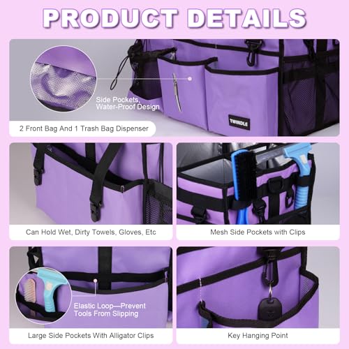 Extra-Large Cleaning Caddy Bag With Detachable Divider,Cleaning - Image 4