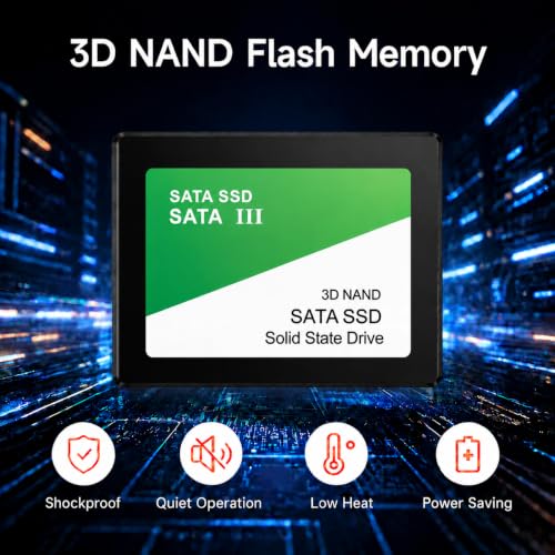 SATA 1TB III Internal SSD, 2.5" Solid State Drive with 3D NAND - Image 3