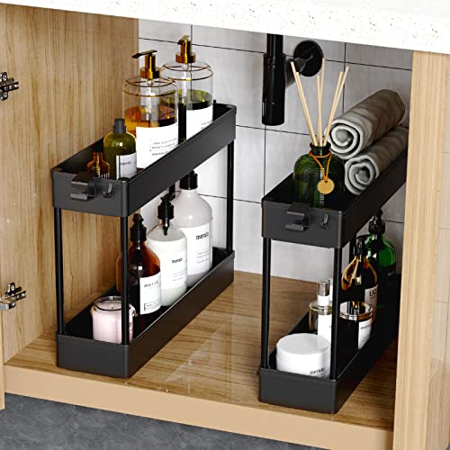 SPACEKEEPER Slim Rolling Storage Cart, 4 Tier Bathro | All Products - Image 3