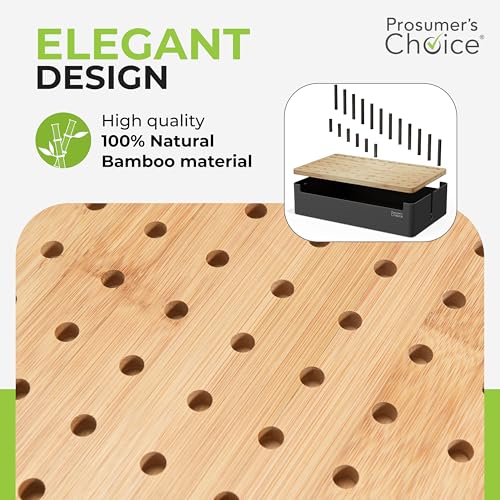 Prosumer's Choice Bamboo Charging Station for Multiple Devices - Image 4