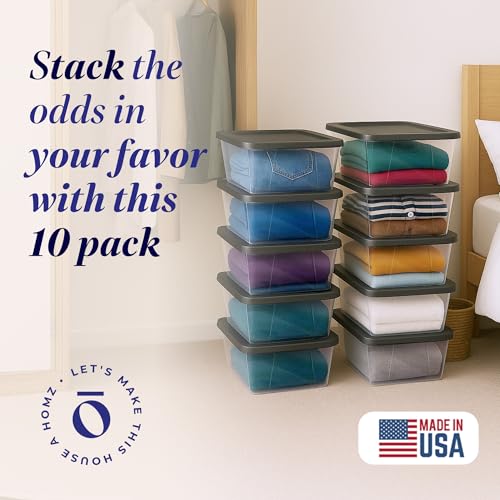 HOMZ Snaplock, Small Clear Plastic Storage Organizer | All Products - Image 3