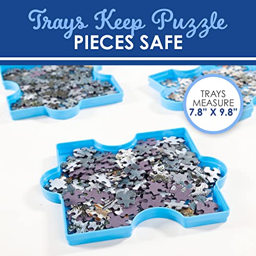 White Mountain Stackable Puzzle Sorting Trays, Set of 6 - Image 6
