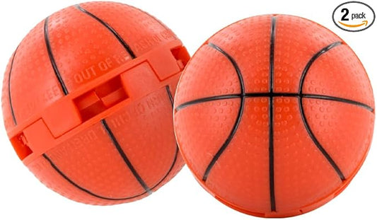 Sneaker Balls Odor-Fighting Shoe Fresheners, Eliminates Unpleasant Smells, Perfect For Sneakers, Gym Bags, Gear Bags, Drawers, Lockers, And More!, Basketball, 2 Pack