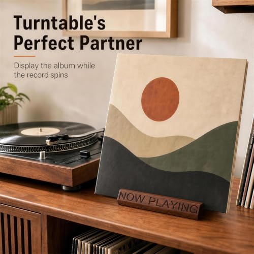 Onmiwod Now Playing Vinyl Record Stand, Vinyl Record - Image 5