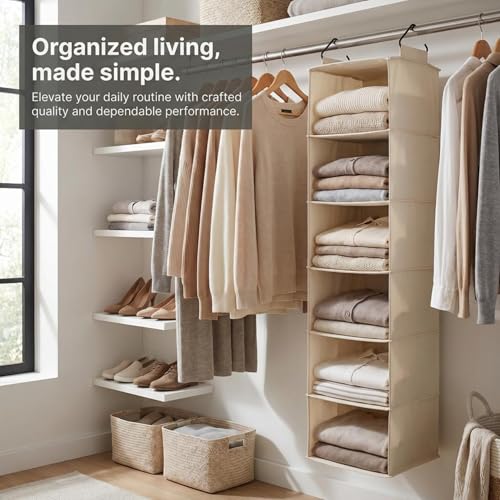 Household Essentials Cedarline 6‑Shelf Hanging Closet - Image 5