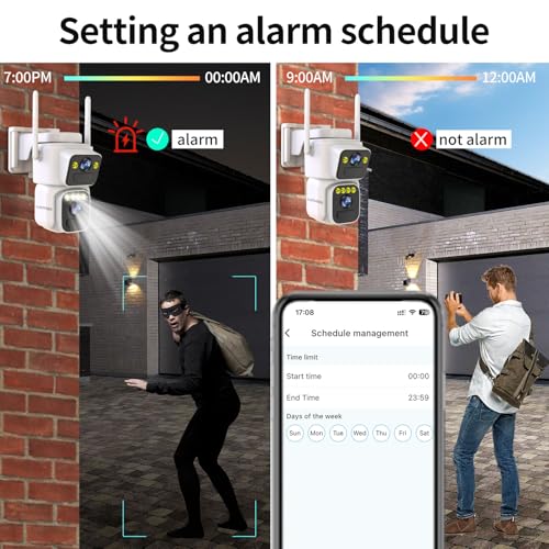 Luovisee Cameras for Home Security with Dual Lens,2.4G/5G WiFi - Image 7