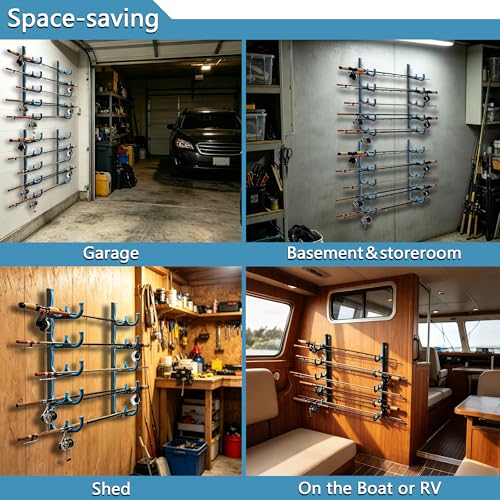 Fishing Rod Holders & Pole Holders for Garage, Wall - Image 6