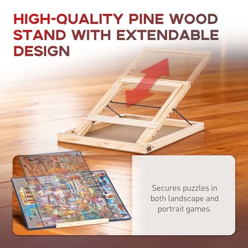 Tektalk Jigsaw Puzzle Board with 3 Angle | Home Organization - Image 5