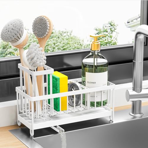 Cisily Sponge Holder for Kitchen Sink, Sink Caddy Organizer - Image 2