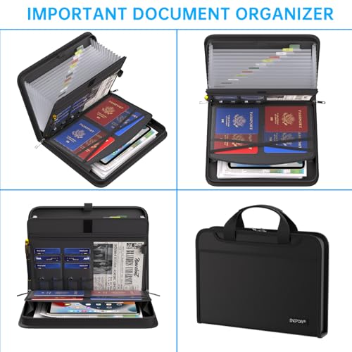 ENGPOW Accordion File Organizer, Fireproof Expanding File Folder - Image 4