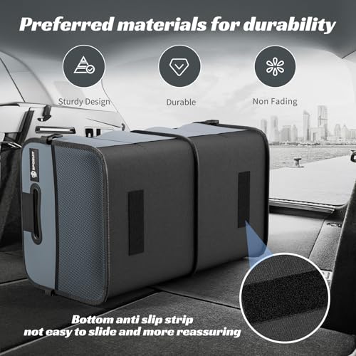 Trunk Organizer for Car - 70L Collapsible Sturdy Car - Image 4