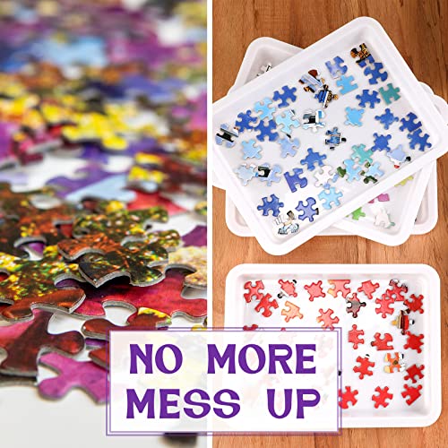 10 Pack Puzzle Sorting Trays for Jigsaws up to 1500 Pieces - Image 5
