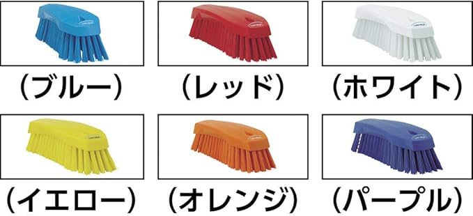 Vikan 38908 Brush,Scrub,Stiff,8",PP/PBT,Purple