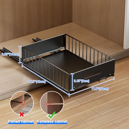 Mustorn 2 Pack Pull Out Cabinet Organizer, Slide Out | All Products - Image 4