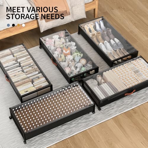 Eastherry Under Bed Storage with Wheels, 2 Pack 36" Extra Long - Image 7