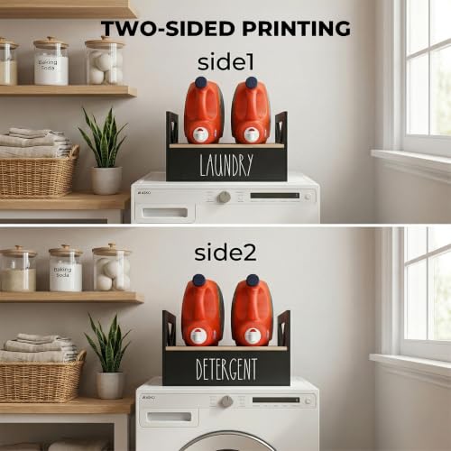 Detergent Holder for Laundry Room, Black - Image 3