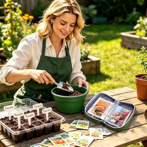 Seed Storage Organizer with 20 Clear Sleeves, 10 PCS Seed - Image 3