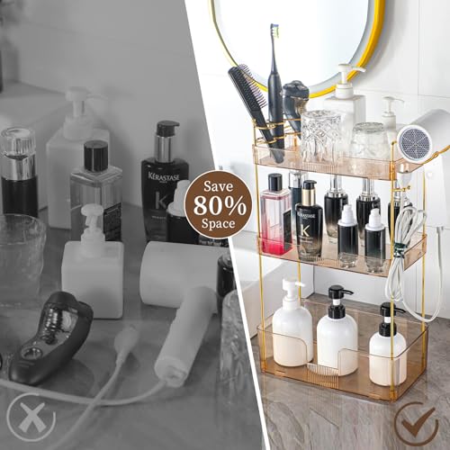 YCIA&DONE Luxury Bathroom Counter Organizer, Large Makeup - Image 4