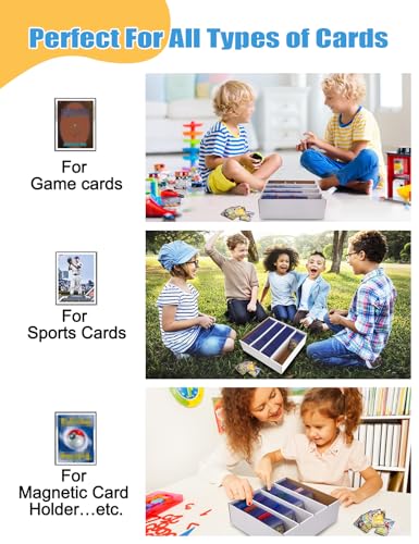 4 Pack Sports Card Boxes 3600 Count Cardboard Card Storage - Image 6