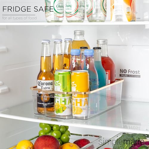 SIMPLEMADE Clear Refrigerator Organizer Bins - Clear Bins - Image 6