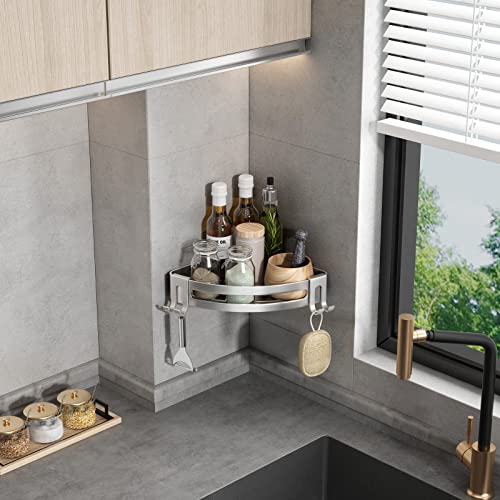 VOLPONE Corner Shower Caddy with Razor Holder Adhesi | All Products - Image 7