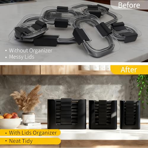 Lid Organizer for Rubbermaid Brilliance,Fits 4.7 & 3.2 Cup - Image 7