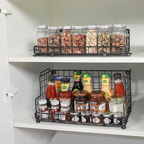 X-cosrack Stackable Wire Basket 3 Tier Countertop& Wall Mounted - Image 4