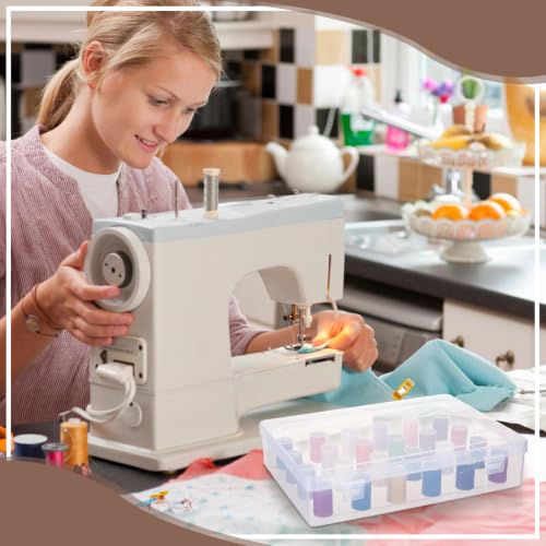 4 Packs Thread Storage Box Multi Size Thread Spool Holder - Image 8