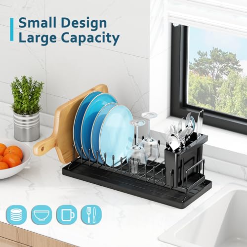 ANTOPY Small Dish Drying Rack - Compact Dish Rack for Kitchen - Image 3