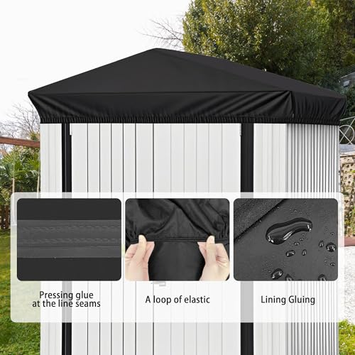 6x4 Ft Durable Slooping Roof Shelter Cover Pressure Rubberized - Image 5
