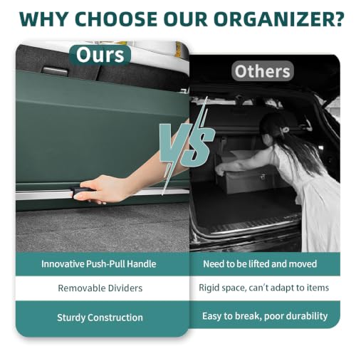 Car Trunk Organizer Sturdy Car Storage Organizer with Lid - Image 4