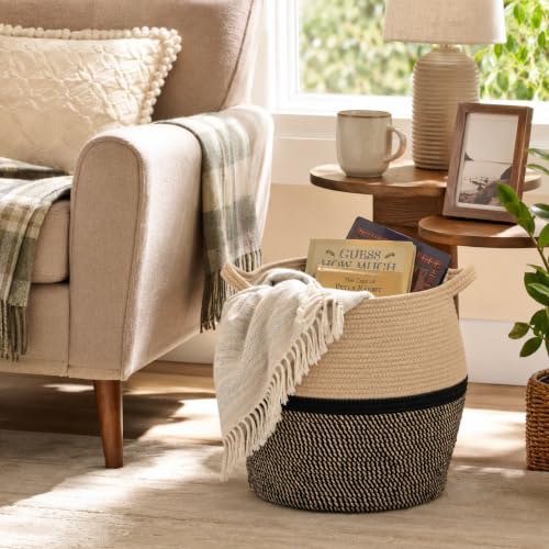 KAKAMAY Woven Baskets for Storage(17"x17"),Large Cot | All Products - Image 6